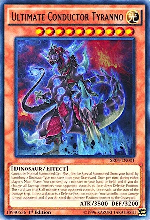 Image for Ultimate Conductor Tyranno (Structure Deck: Dinosmasher's Fury) (SR04-EN001) - YuGiOh