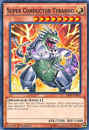 Image for Super Conductor Tyranno (Structure Deck: Dinosmasher's Fury) (SR04-EN005) - YuGiOh