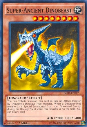 Image for Super-Ancient Dinobeast (Structure Deck: Dinosmasher's Fury) (SR04-EN007) - YuGiOh