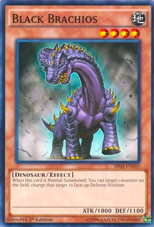 Image for Black Brachios (Structure Deck: Dinosmasher's Fury) (SR04-EN010) - YuGiOh