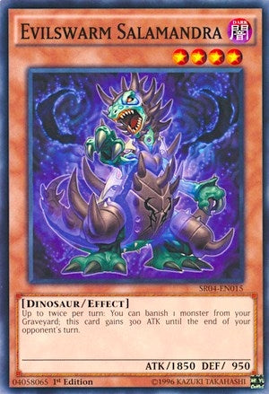 Image for Evilswarm Salamandra (Structure Deck: Dinosmasher's Fury) (SR04-EN015) - YuGiOh