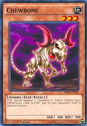 Image for Chewbone (Structure Deck: Dinosmasher's Fury) (SR04-EN019) - YuGiOh