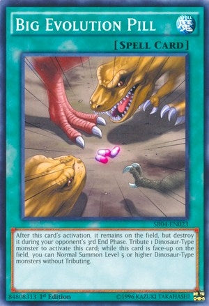 Image for Big Evolution Pill (Structure Deck: Dinosmasher's Fury) (SR04-EN023) - YuGiOh