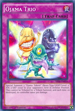 Image for Ojama Trio (Structure Deck: Dinosmasher's Fury) (SR04-EN034) - YuGiOh
