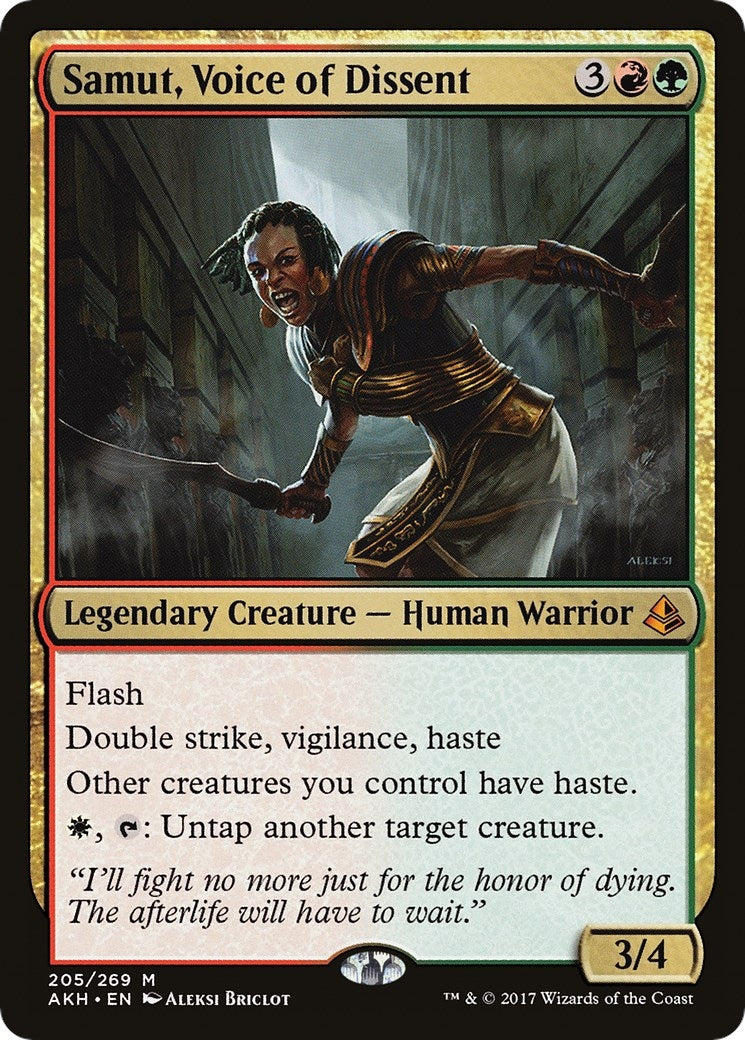 Image for Samut, Voice of Dissent (Amonkhet) (205) - Magic: The Gathering