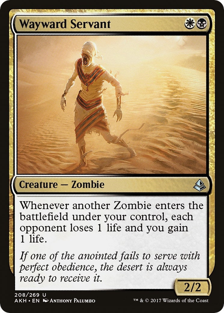 Image for Wayward Servant (Amonkhet) (208) - Magic: The Gathering