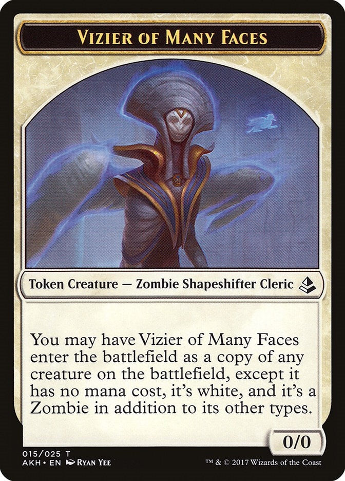 Image for Vizier of Many Faces Token (Amonkhet) (15) - Magic: The Gathering