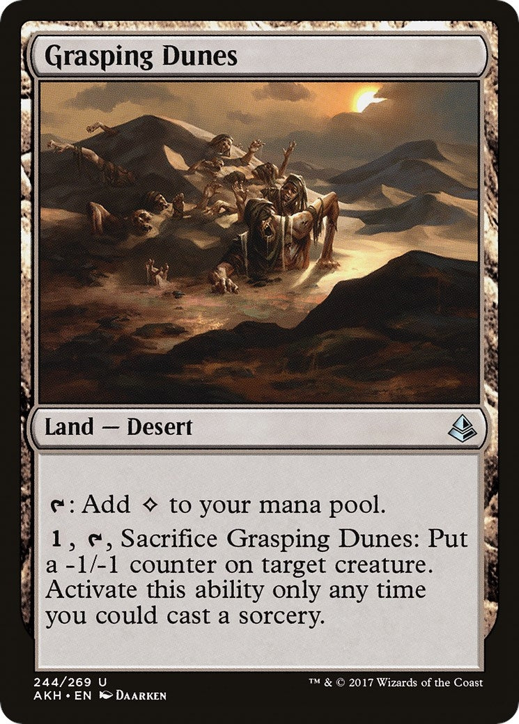 Image for Grasping Dunes (Amonkhet) (244) - Magic: The Gathering