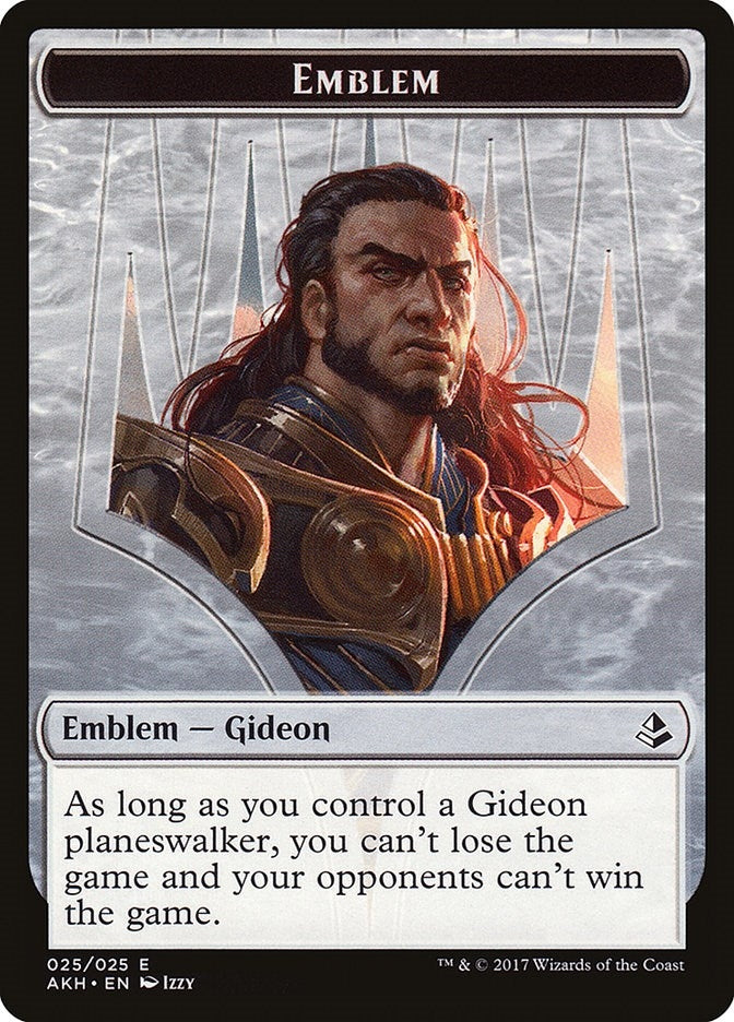 Image for Emblem - Gideon of the Trials (Amonkhet) (25) - Magic: The Gathering