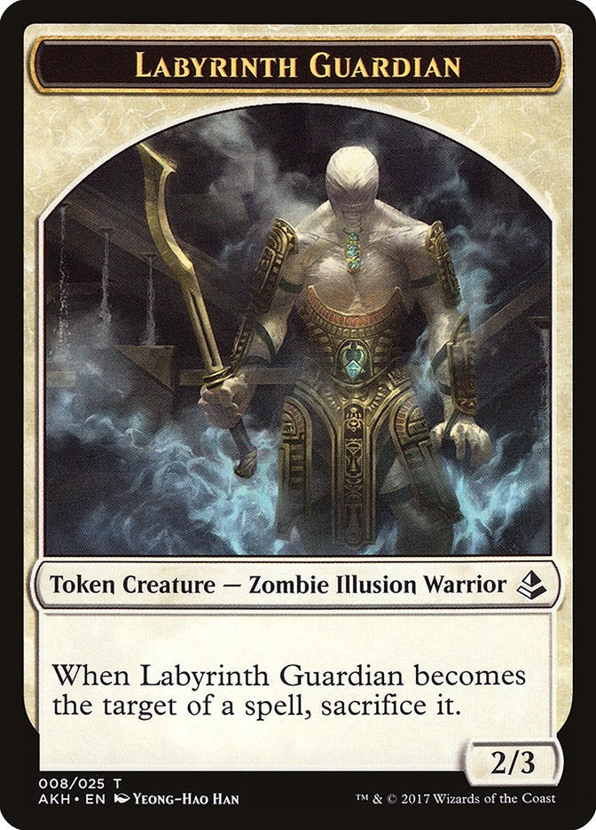 Image for Labyrinth Guardian Token (Amonkhet) (8) - Magic: The Gathering