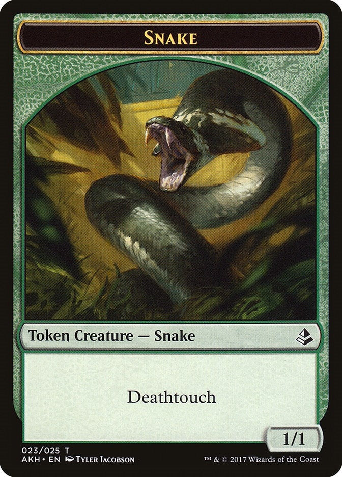 Image for Snake Token (Amonkhet) (23) - Magic: The Gathering