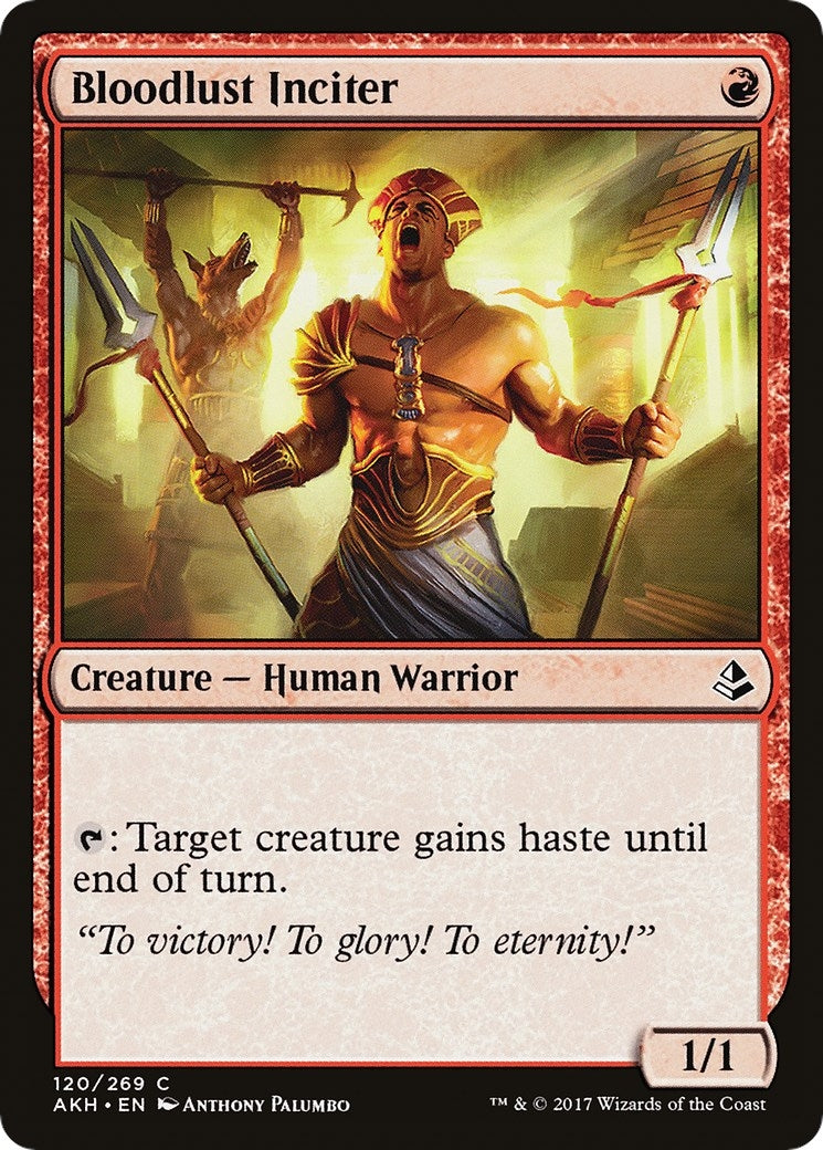 Image for Bloodlust Inciter (Amonkhet) (120) - Magic: The Gathering