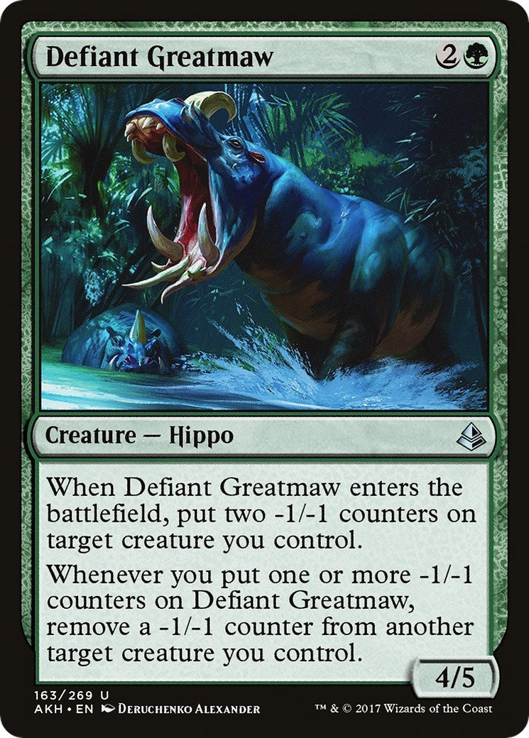 Image for Defiant Greatmaw (Amonkhet) (163) - Magic: The Gathering
