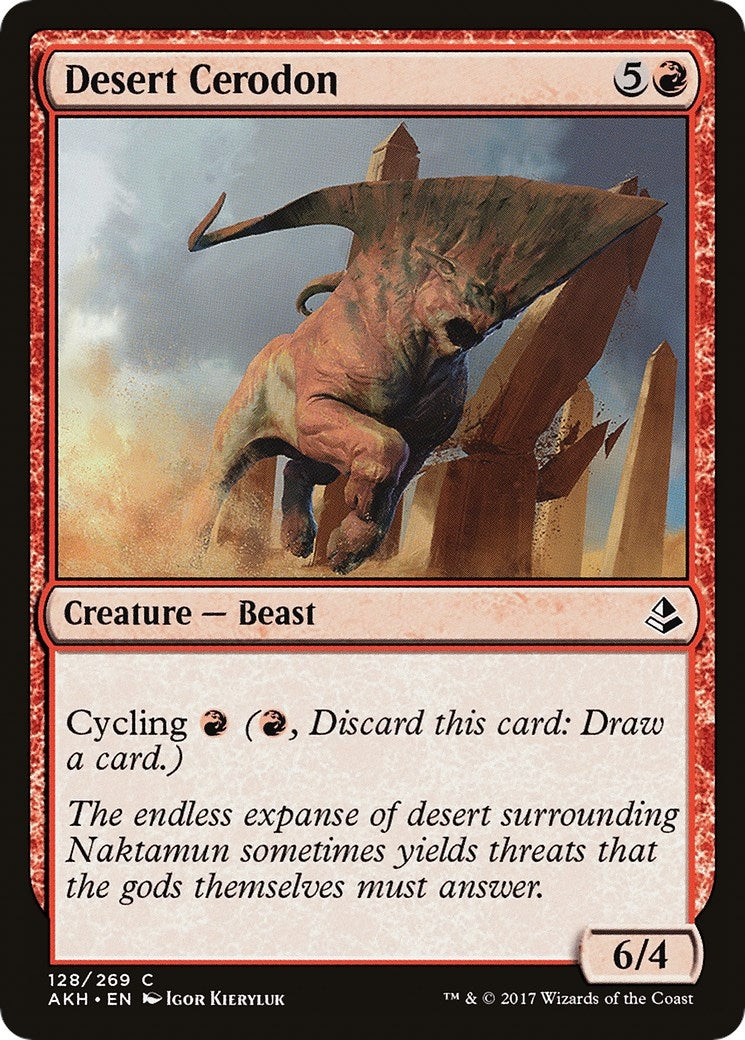 Image for Desert Cerodon (Amonkhet) (128) - Magic: The Gathering