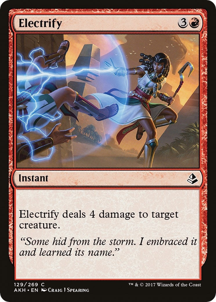 Image for Electrify (Amonkhet) (129) - Magic: The Gathering
