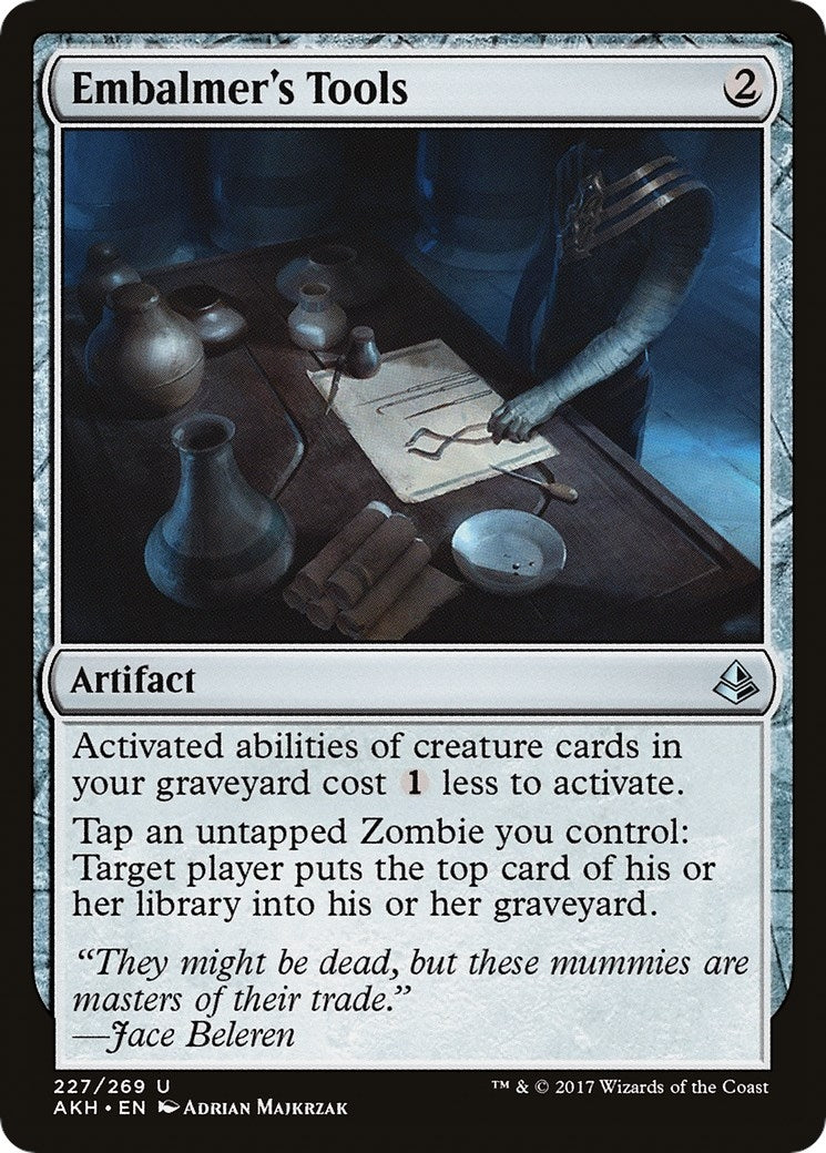Image for Embalmer's Tools (Amonkhet) (227) - Magic: The Gathering