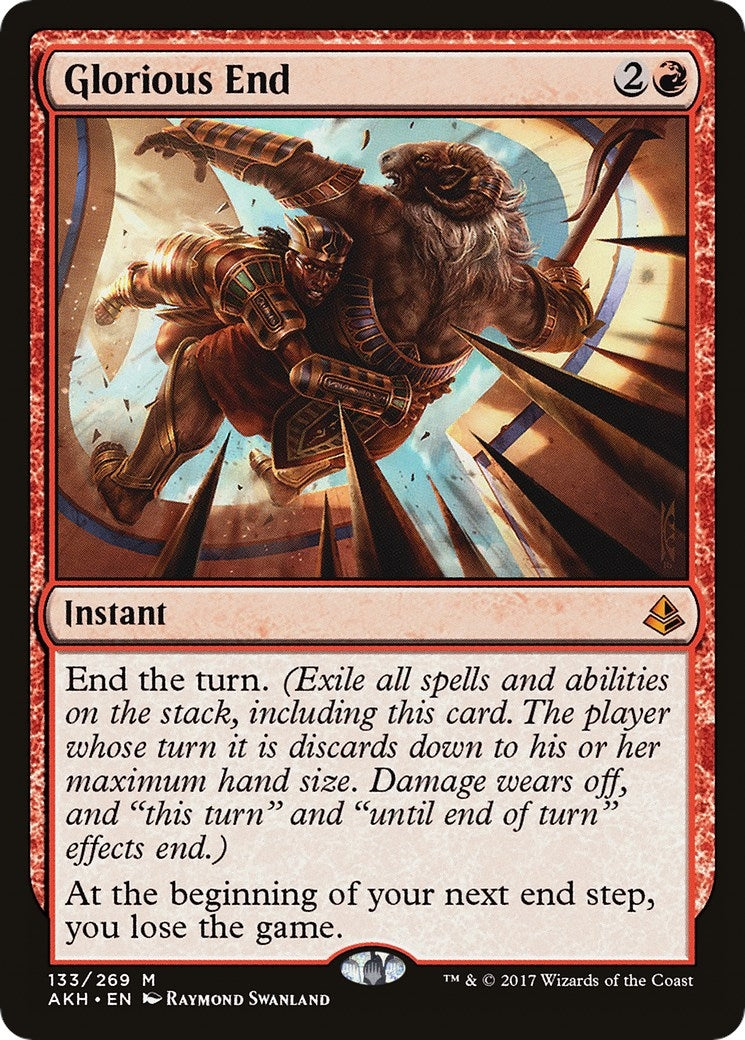 Image for Glorious End (Amonkhet) (133) - Magic: The Gathering