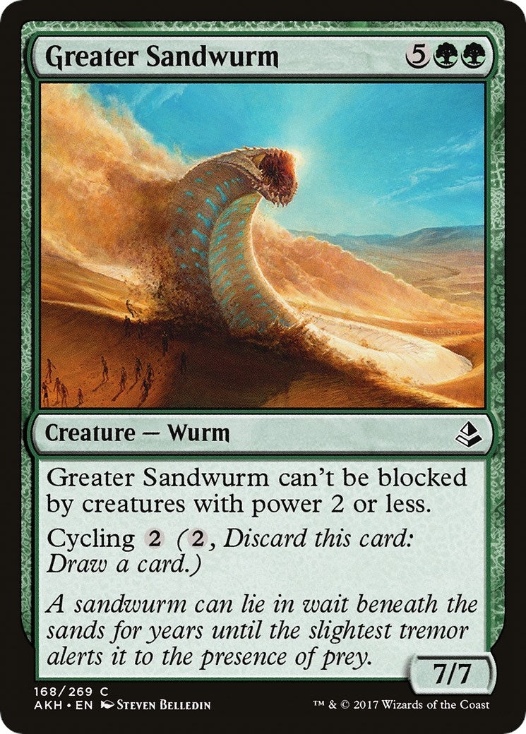 Image for Greater Sandwurm (Amonkhet) (168) - Magic: The Gathering