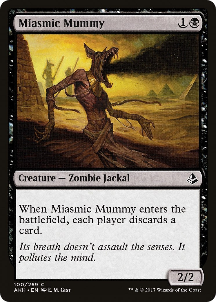 Image for Miasmic Mummy (Amonkhet) (100) - Magic: The Gathering