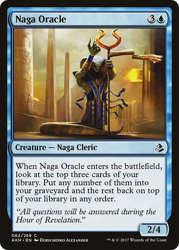 Image for Naga Oracle (Amonkhet) (62) - Magic: The Gathering