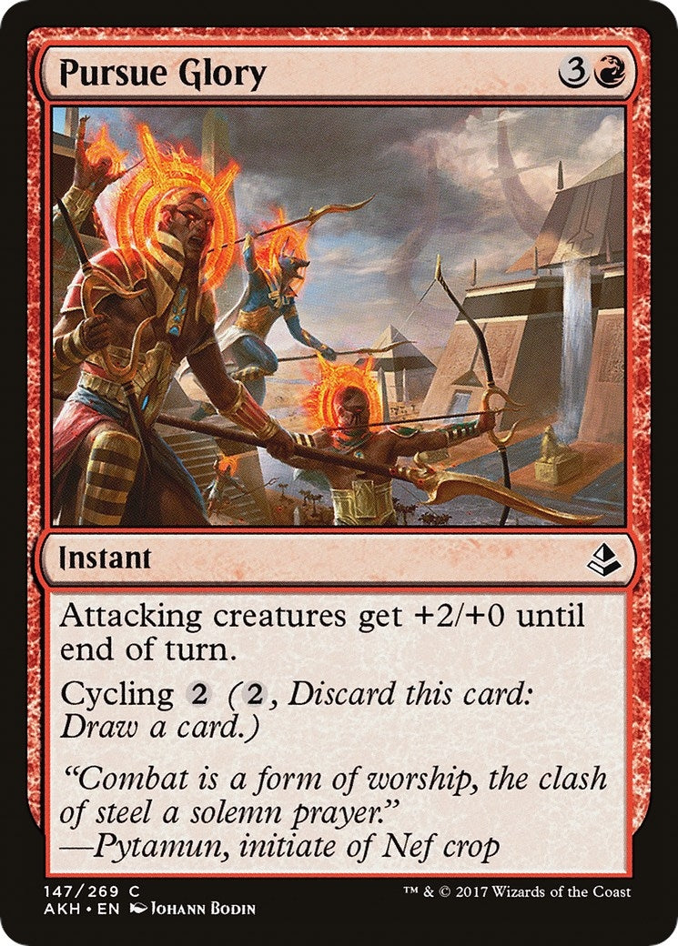 Image for Pursue Glory (Amonkhet) (147) - Magic: The Gathering