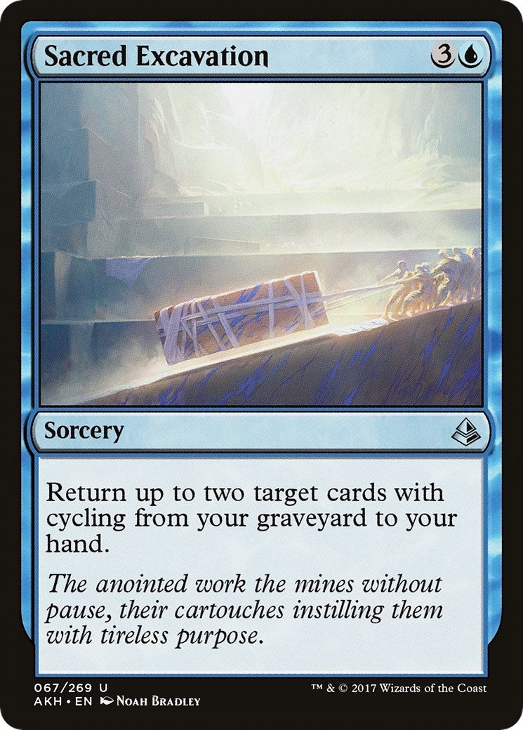 Image for Sacred Excavation (Amonkhet) (67) - Magic: The Gathering