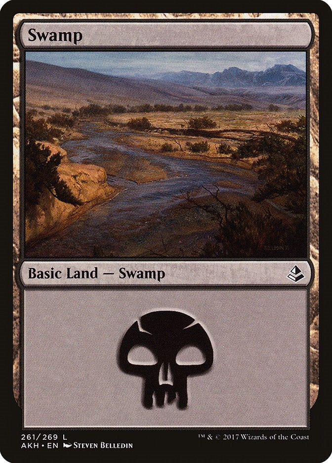 Image for Swamp (261) (Amonkhet) (261) - Magic: The Gathering