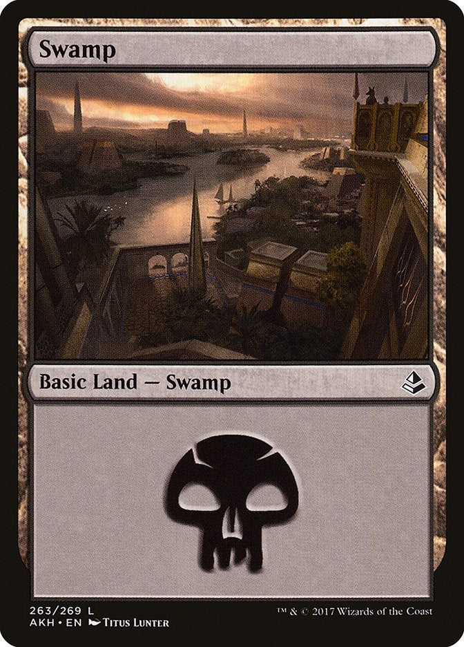 Image for Swamp (263) (Amonkhet) (263) - Magic: The Gathering
