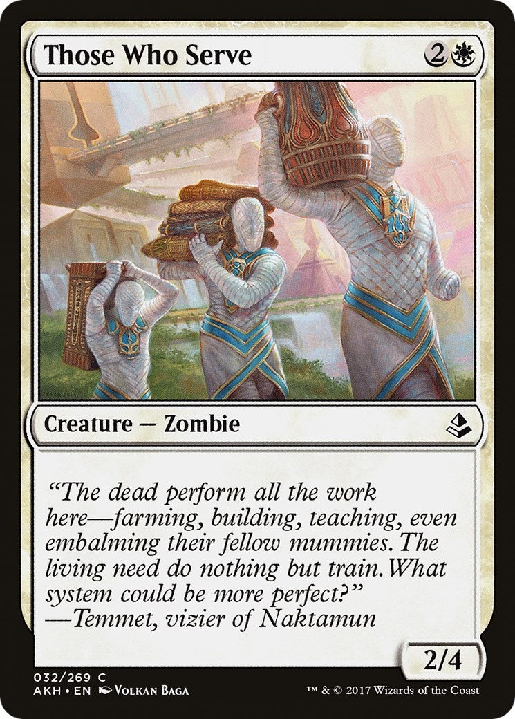 Image for Those Who Serve (Amonkhet) (32) - Magic: The Gathering