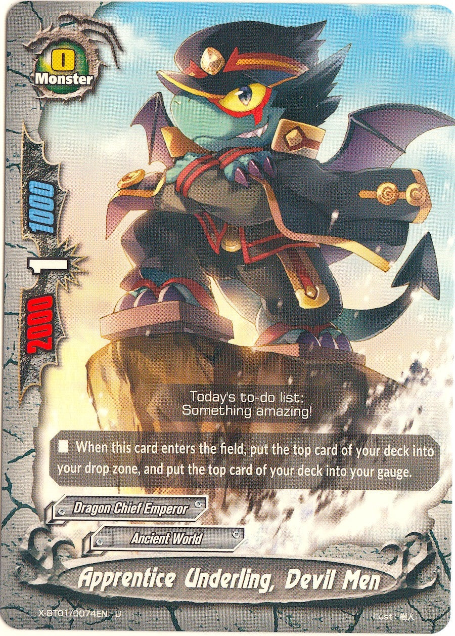 Image for Apprentice Underling, Devil Men (The Dark Lord's Rebirth!) (X-BT01/0074EN) - Future Card BuddyFight