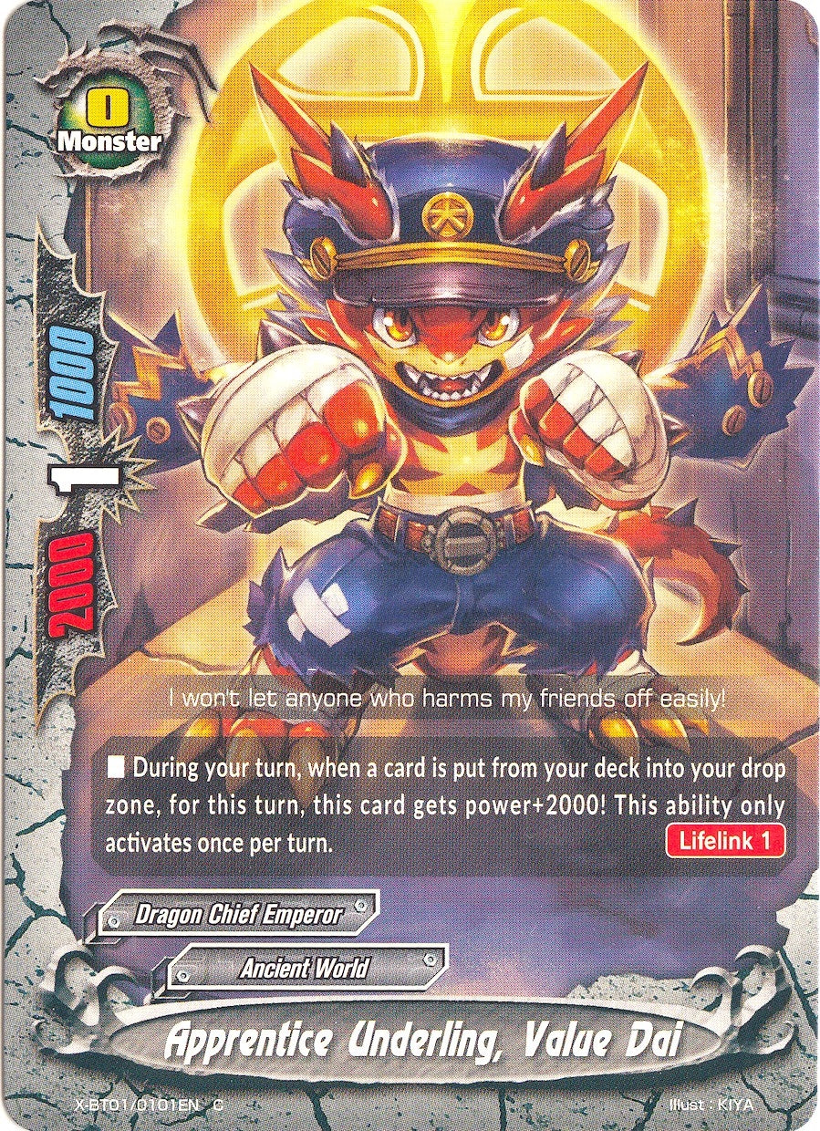 Image for Apprentice Underling, Value Dai (The Dark Lord's Rebirth!) (X-BT01/0101EN) - Future Card BuddyFight