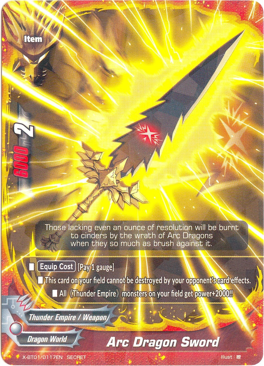 Image for Arc Dragon Sword (The Dark Lord's Rebirth!) (X-BT01/0117EN) - Future Card BuddyFight