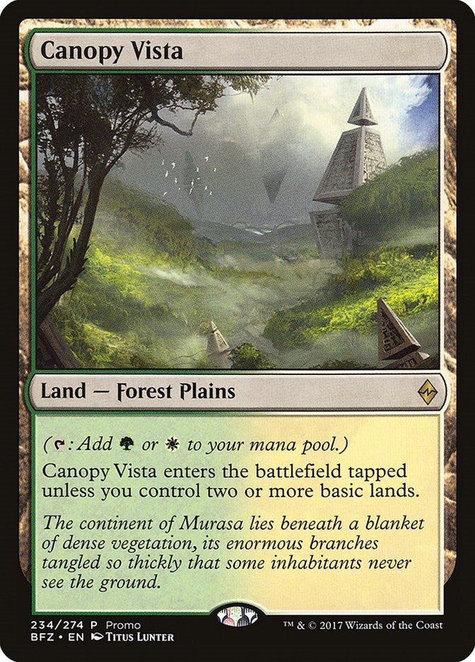 Image for Canopy Vista (Standard Showdown Promos) (234) - Magic: The Gathering