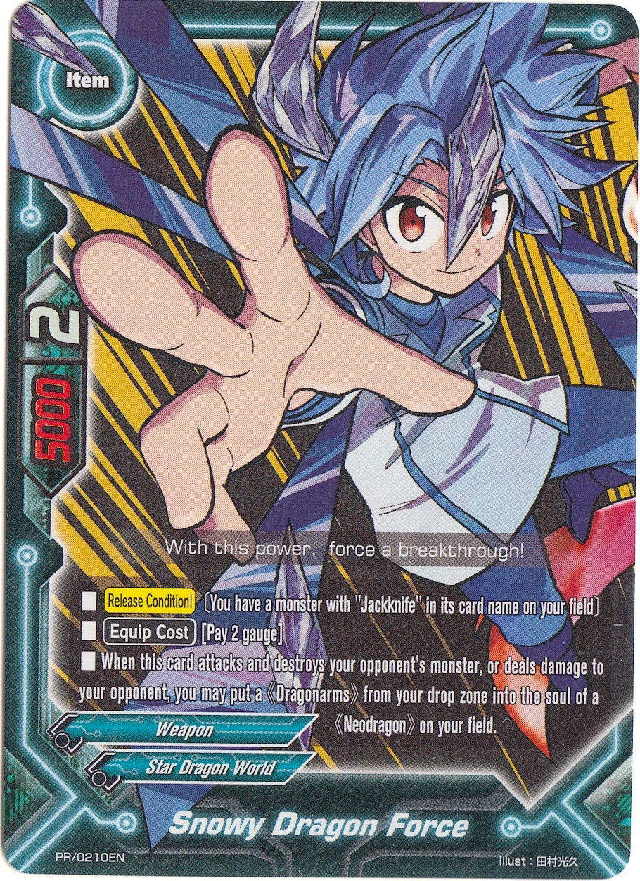 Image for Snowy Dragon Force (Promo Cards) (PR/0210EN) - Future Card BuddyFight