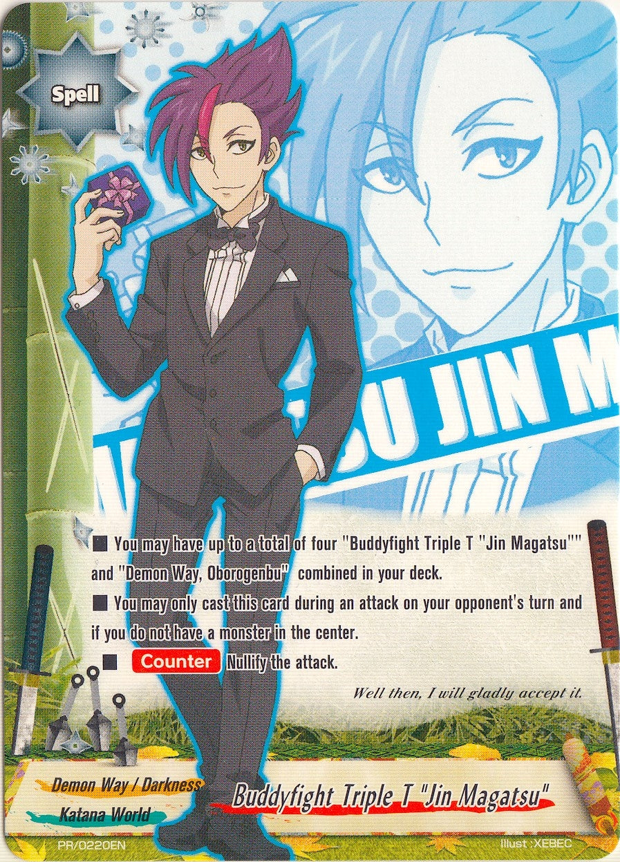 Image for Buddyfight Triple T "Jin Magatsu" (Promo Cards) (PR/0220EN) - Future Card BuddyFight