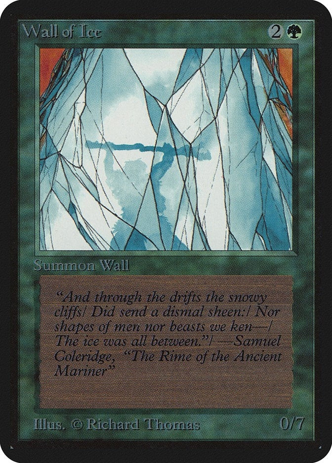 Image for Wall of Ice (Alpha Edition) - Magic: The Gathering