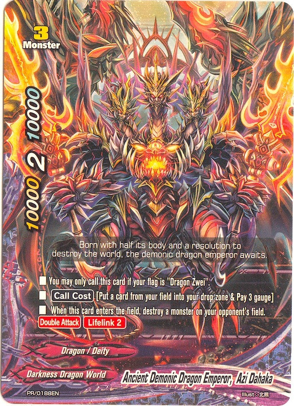 Image for Ancient Demonic Dragon Emperor, Azi Dahaka (Promo Cards) (PR/0188EN) - Future Card BuddyFight