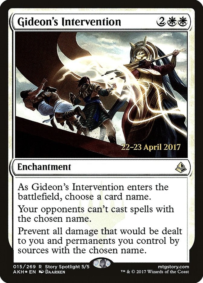 Image for Gideon's Intervention (Prerelease Cards) (15) - Magic: The Gathering