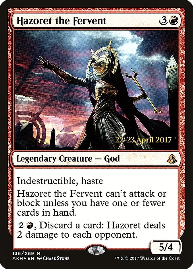 Image for Hazoret the Fervent (Prerelease Cards) (136) - Magic: The Gathering