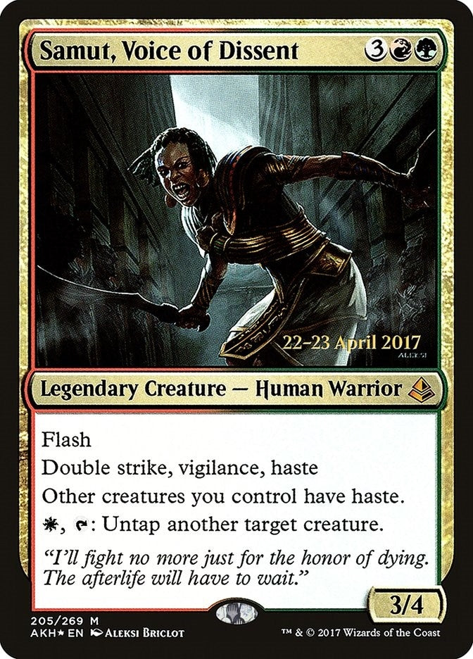 Image for Samut, Voice of Dissent (Prerelease Cards) (205) - Magic: The Gathering