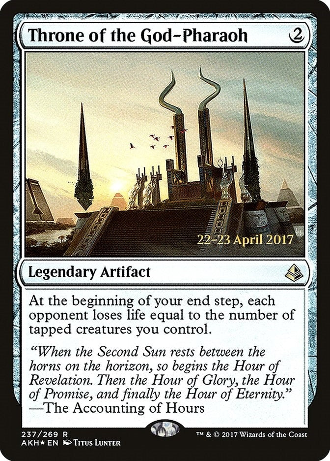 Image for Throne of the God-Pharaoh (Prerelease Cards) (237) - Magic: The Gathering