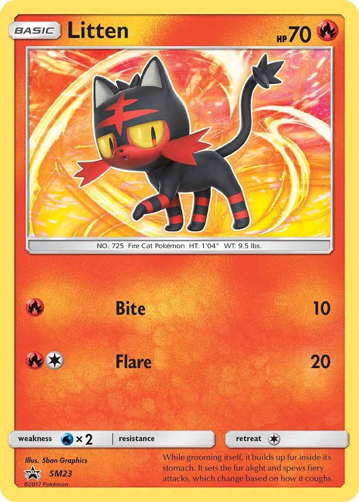 Image for Litten - SM23 (SM Promos) (SM23) - Pokemon