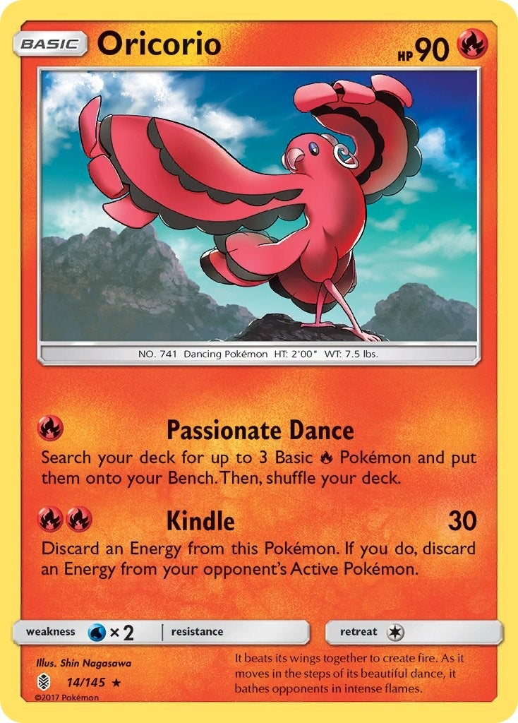Image for Oricorio (14) (SM - Guardians Rising) (14/145) - Pokemon