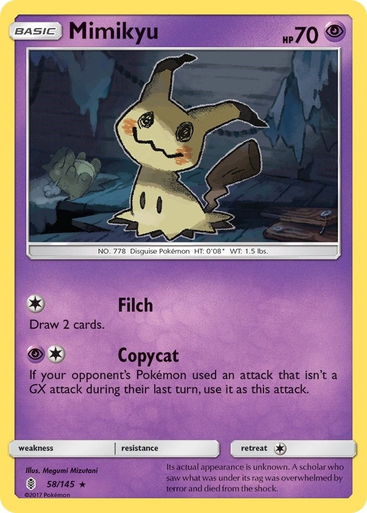 Image for Mimikyu (SM - Guardians Rising) (58/145) - Pokemon