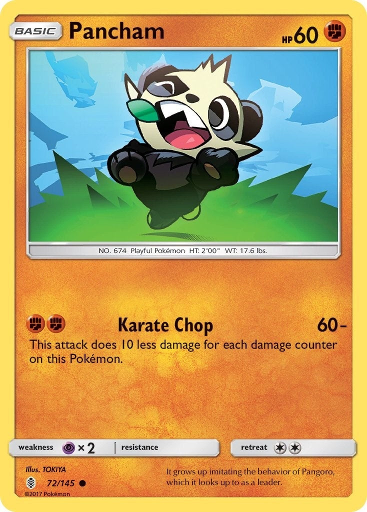 Image for Pancham (SM - Guardians Rising) (72/145) - Pokemon