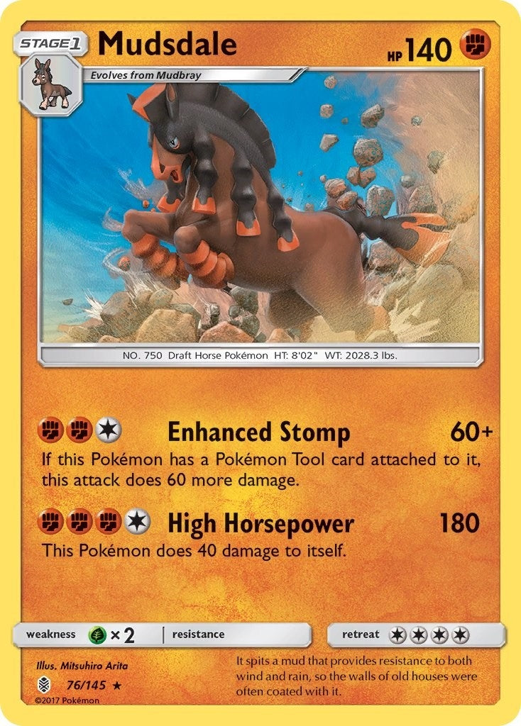 Image for Mudsdale (SM - Guardians Rising) (76/145) - Pokemon