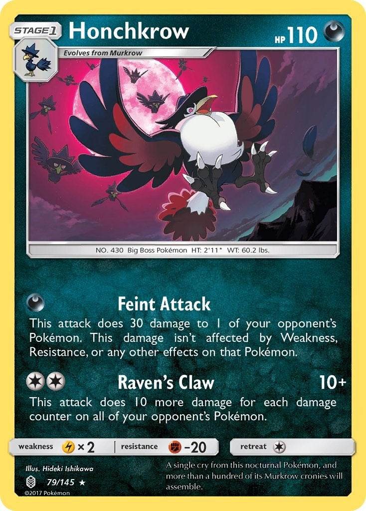 Image for Honchkrow (SM - Guardians Rising) (79/145) - Pokemon