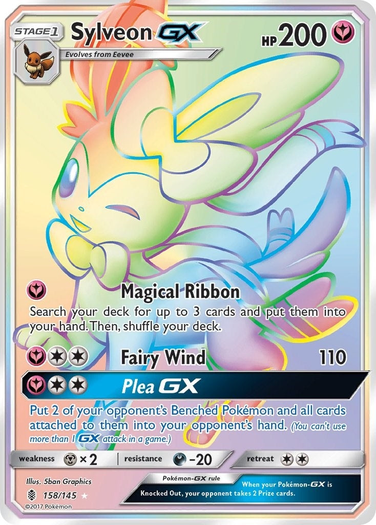 Image for Sylveon GX (Secret) (SM - Guardians Rising) (158/145) - Pokemon
