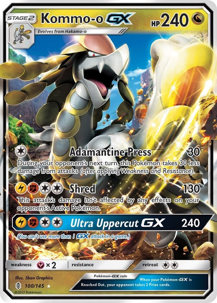 Image for Kommo-o GX (SM - Guardians Rising) (100/145) - Pokemon