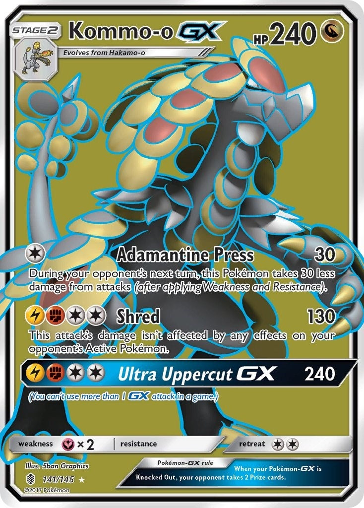 Image for Kommo-o GX (Full Art) (SM - Guardians Rising) (141/145) - Pokemon